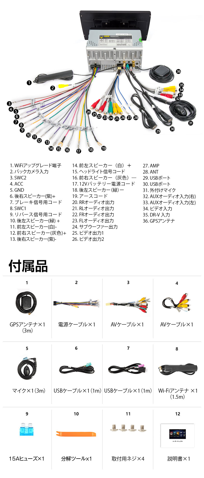 カーナビ アンドロイド 大画面 10.1インチ Android10 静電式一体型車載 ...